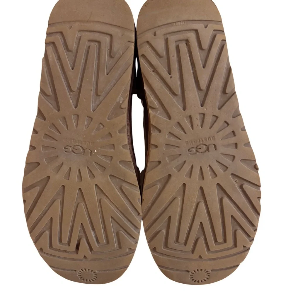 Ugg Classic Shirt in Chestnut Shearling-Lined Boots - Picture 9 of 9